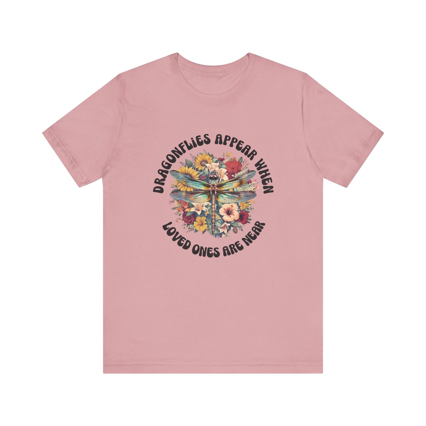 orchid Dragonflies Appear Unisex T-Shirt – Memorial Comfort Tee