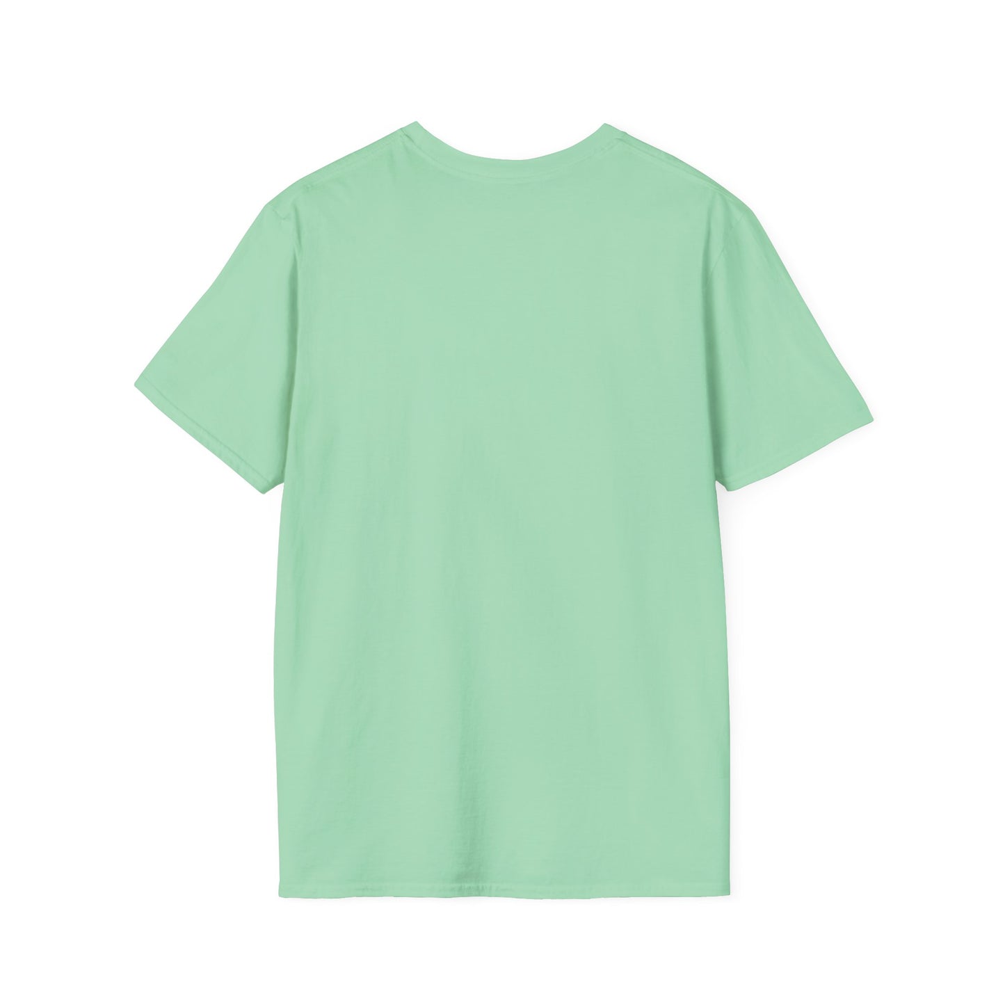 back of green Grow Positive Thoughts Unisex T-Shirt | Mindful Vibes