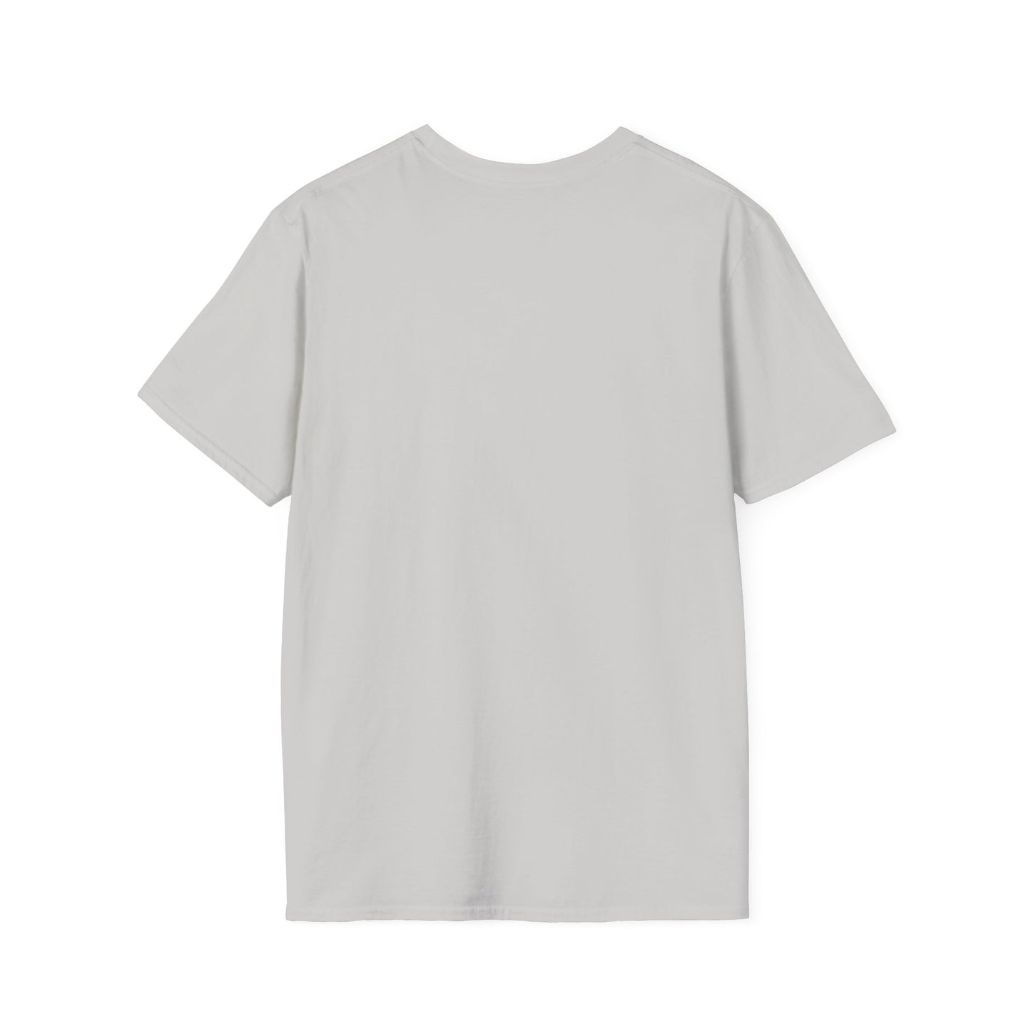 back of gray Just Breathe Classic Fit T-Shirt – Mindful Style