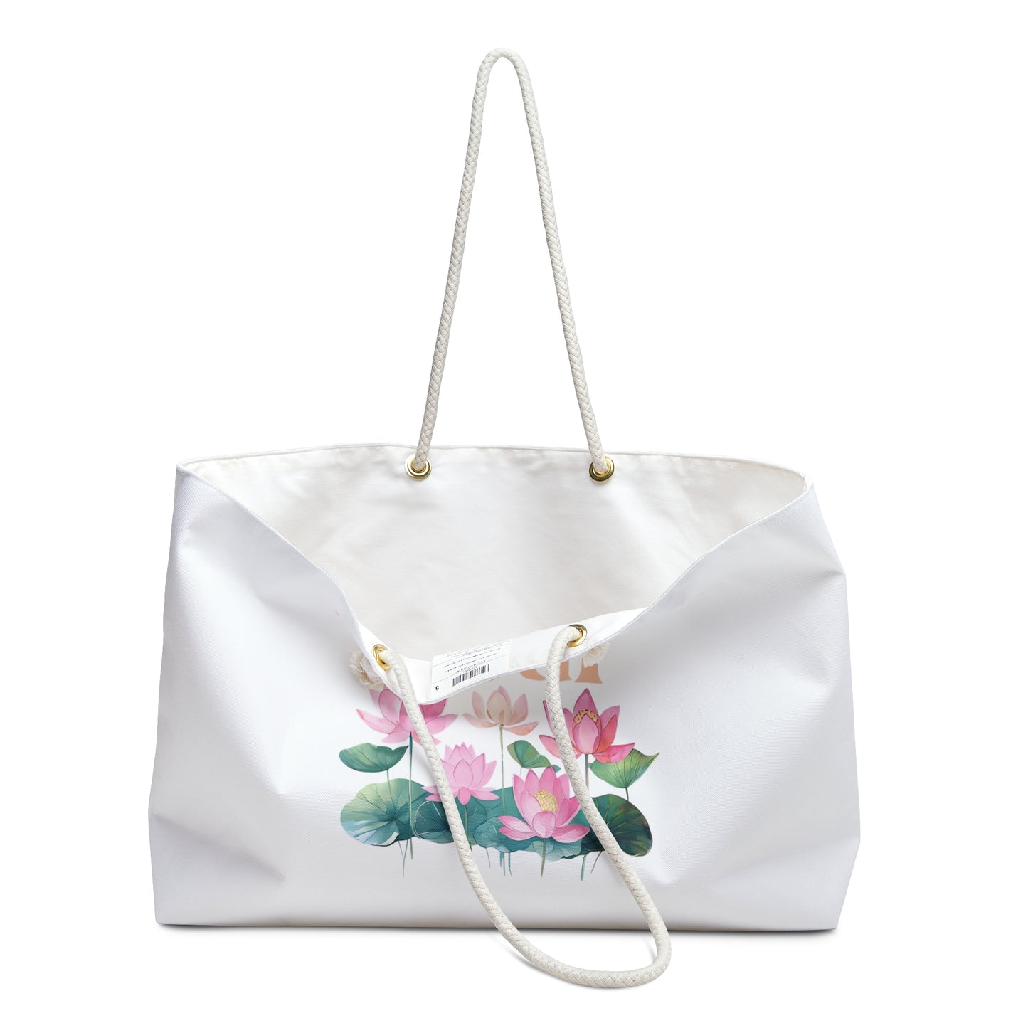 Inside of Beautiful Soul Weekender Bag – Large Inspirational Travel Tote