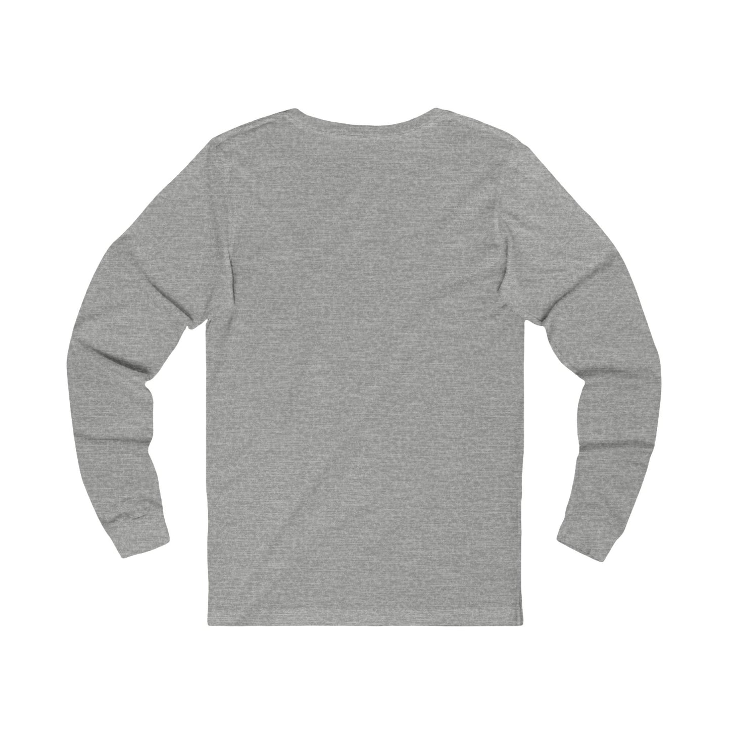 back of gray Let Them Unisex Long Sleeve Tee – Soft Empowering Shirt