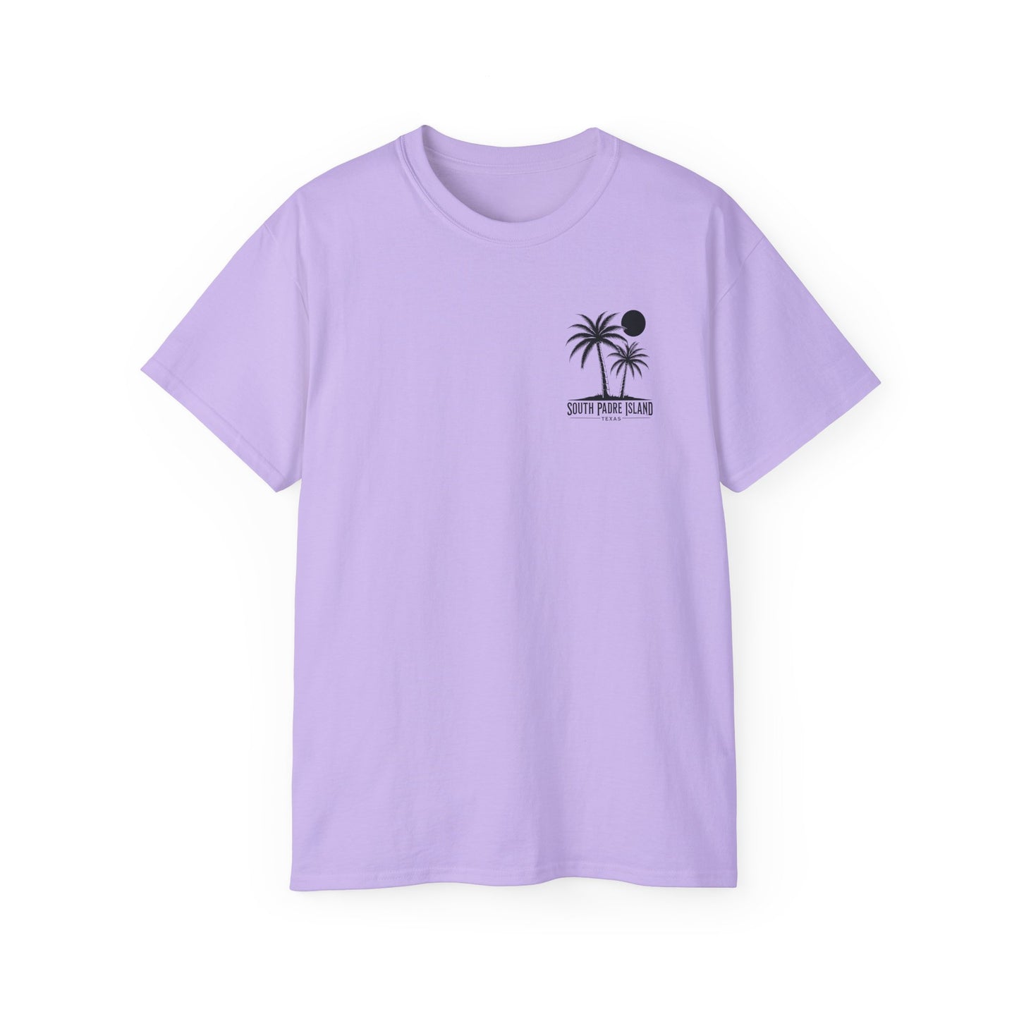 front of purple South Padre Island Unisex Ultra Cotton Tee – Comfortable Beach T-Shirt