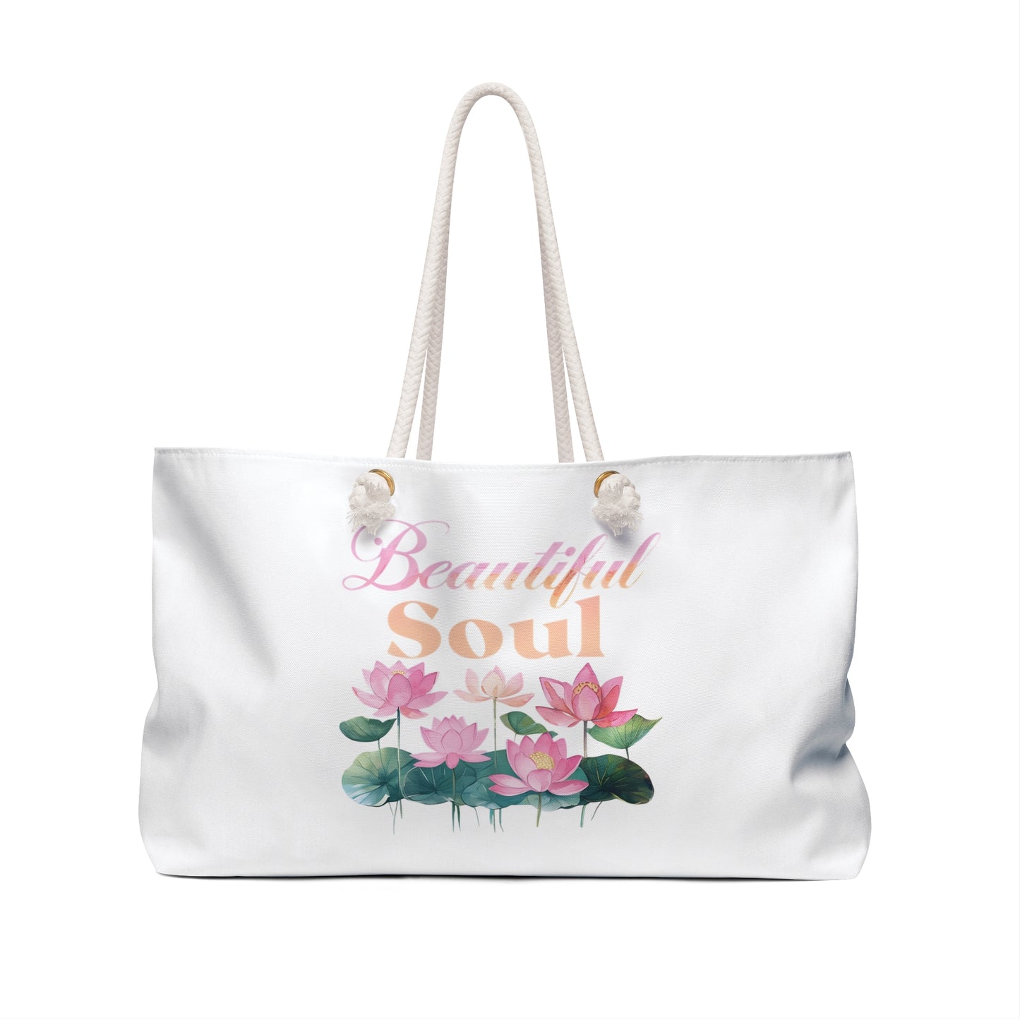 Beautiful Soul Weekender Bag – Large Inspirational Travel Tote