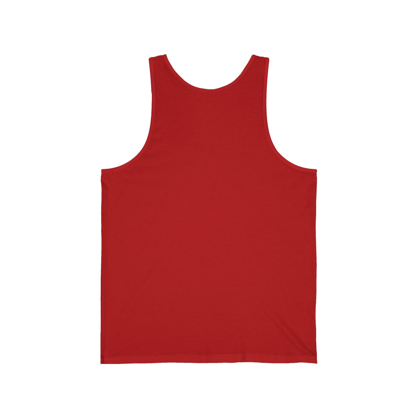 back of red I've Got Sunshine in My Soul Unisex Jersey Tank | Summer Vibes Shirt