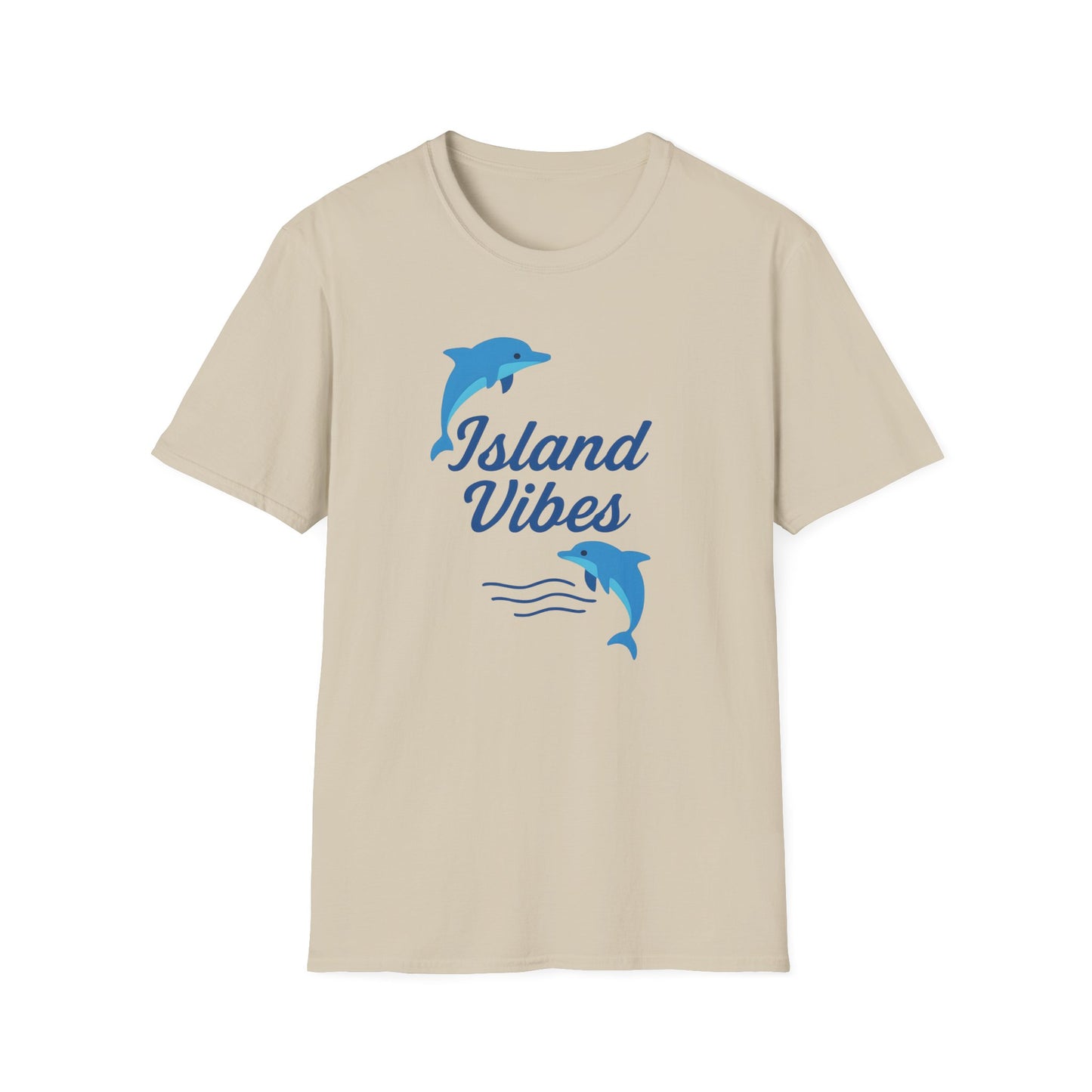 sand Dolphin Island Vibes T-Shirt | Beachy Coastal Style