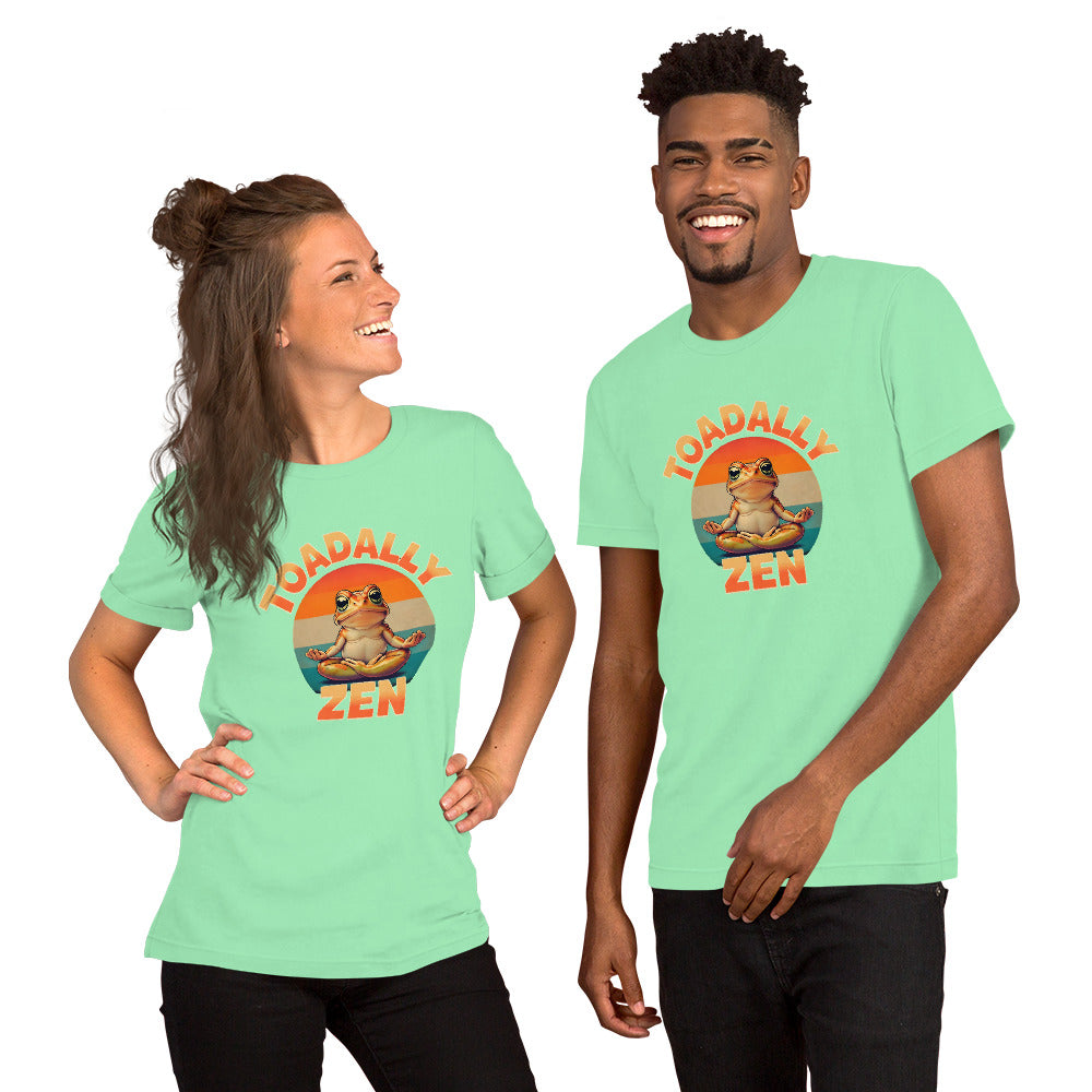 Toadally Zen Unisex T-Shirt – Mindful Frog Tee