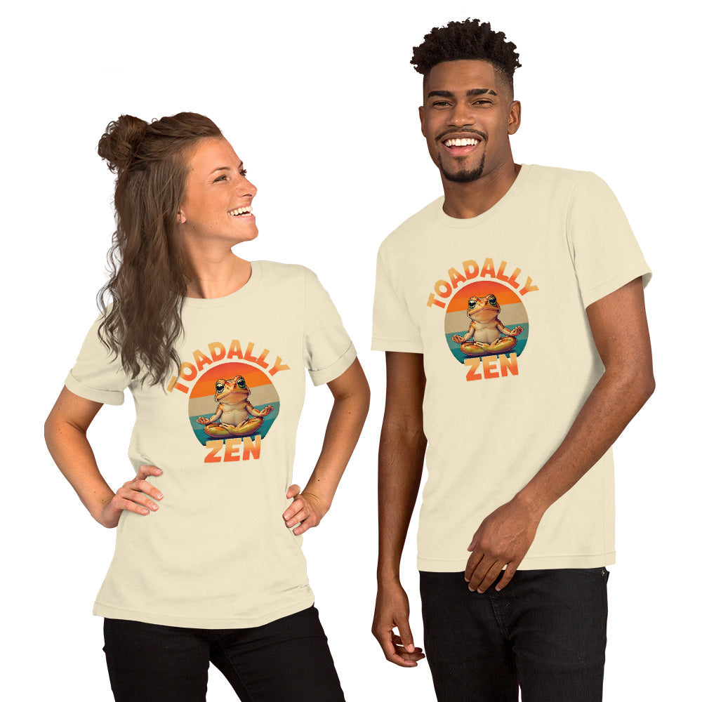 Toadally Zen Unisex T-Shirt – Mindful Frog Tee