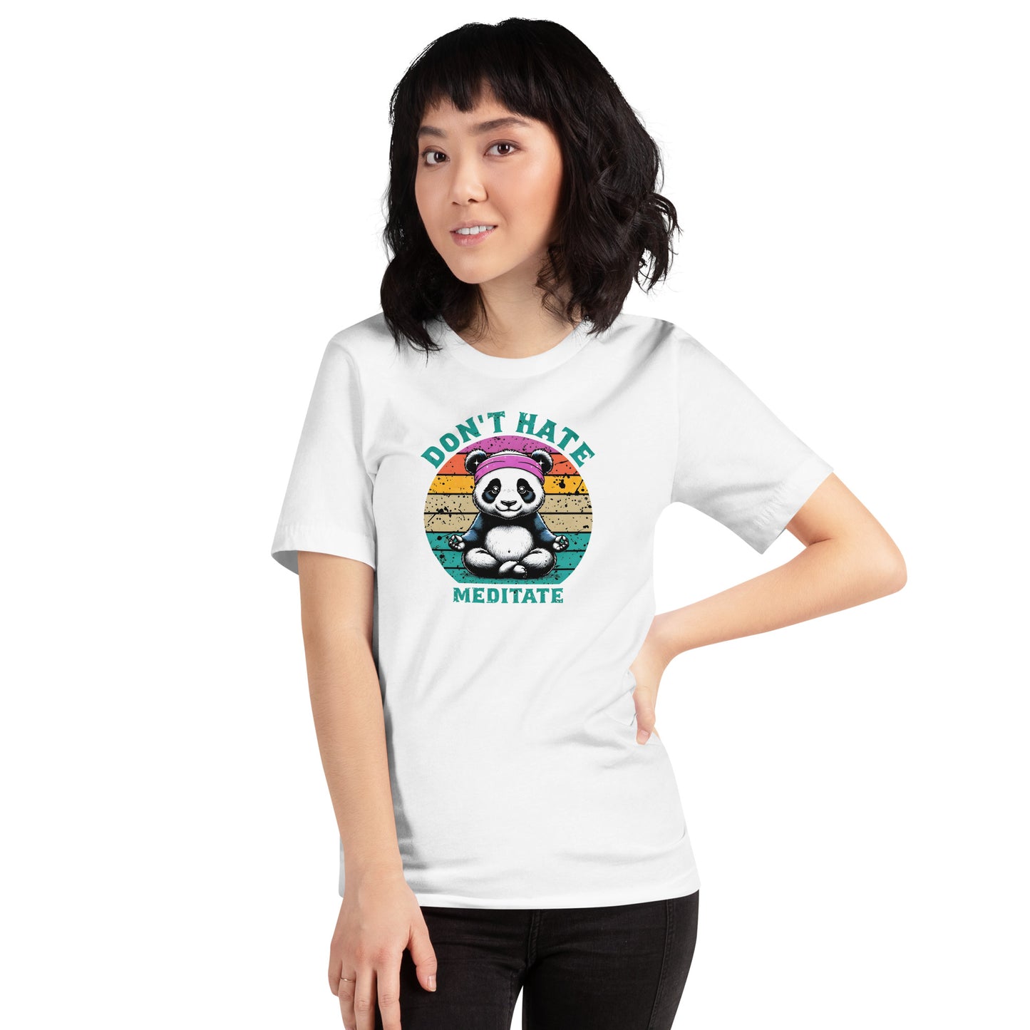 Don’t Hate Meditate Tee – Unisex Mindfulness Shirt