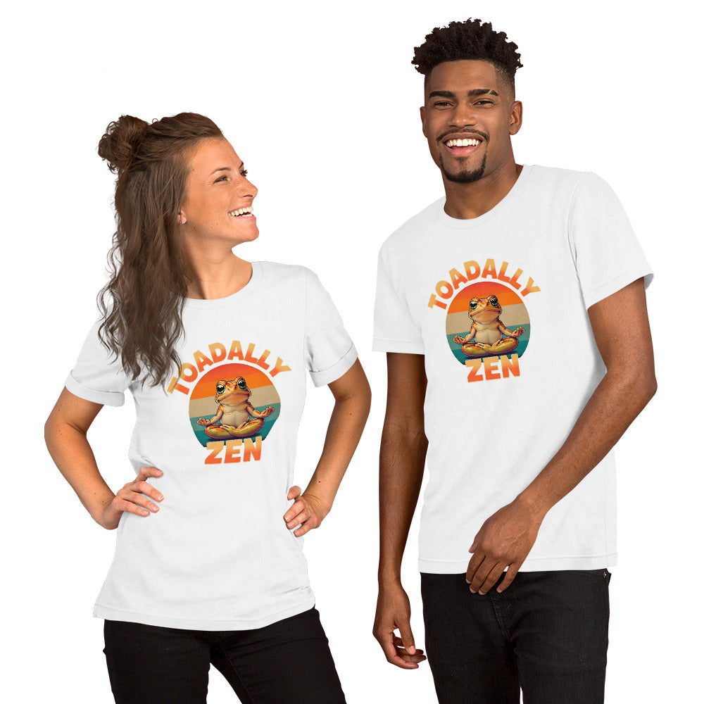 Toadally Zen Unisex T-Shirt – Mindful Frog Tee
