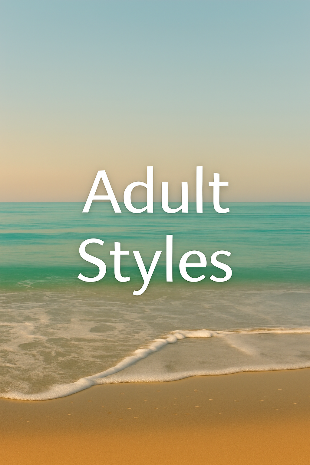 Mindful adult apparel collection banner – stylish spiritual clothing for men and women with ocean background
