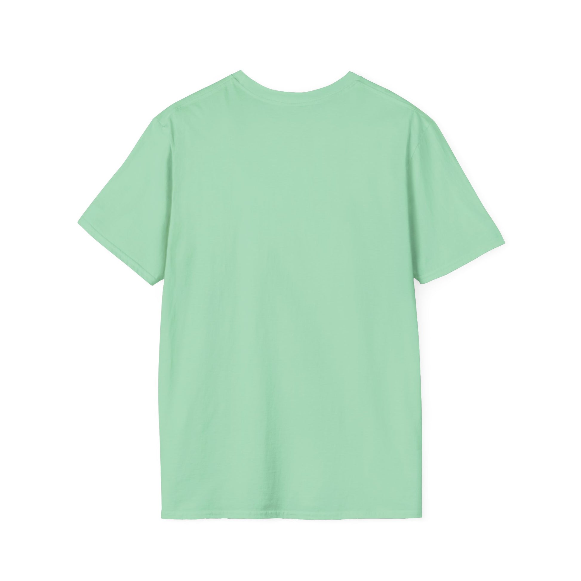 back of green Grow Positive Thoughts Unisex T-Shirt | Mindful Vibes