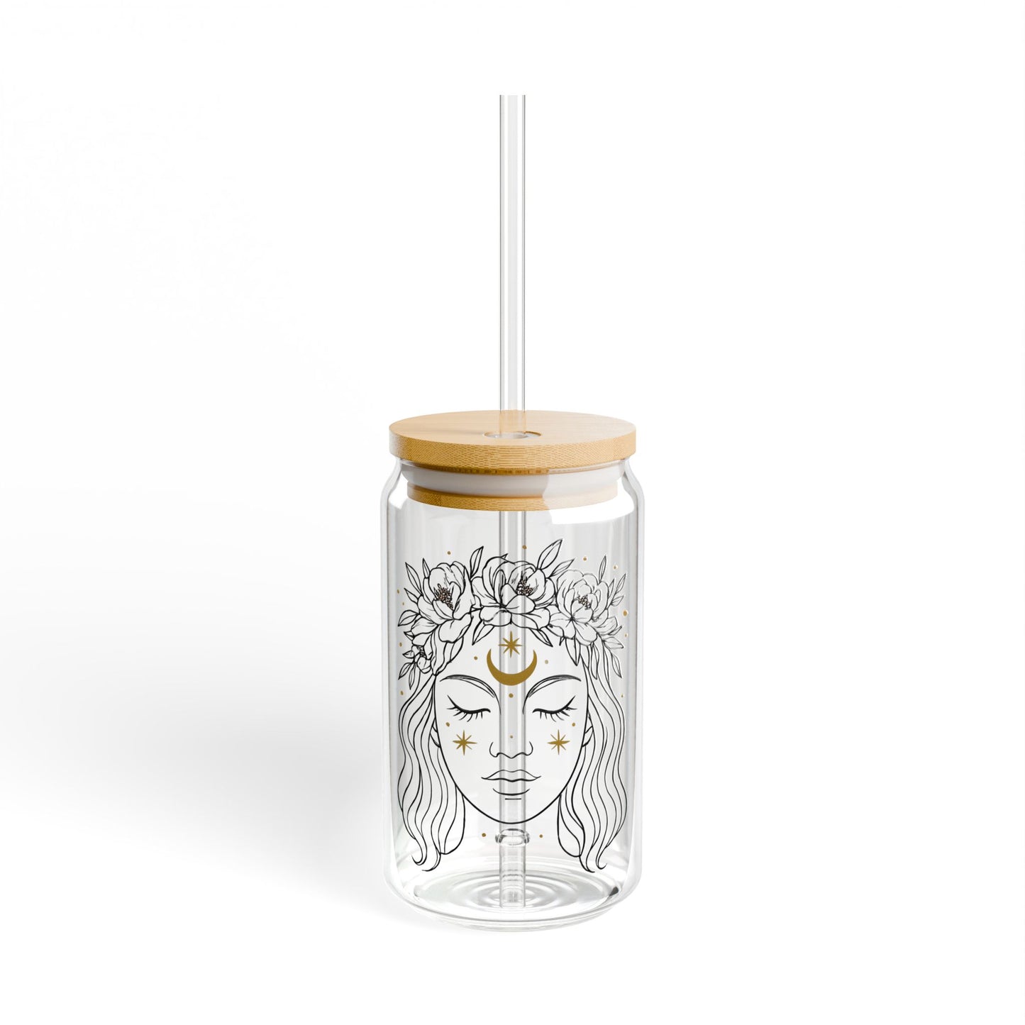 Inner Goddess Sipper Glass, 16oz