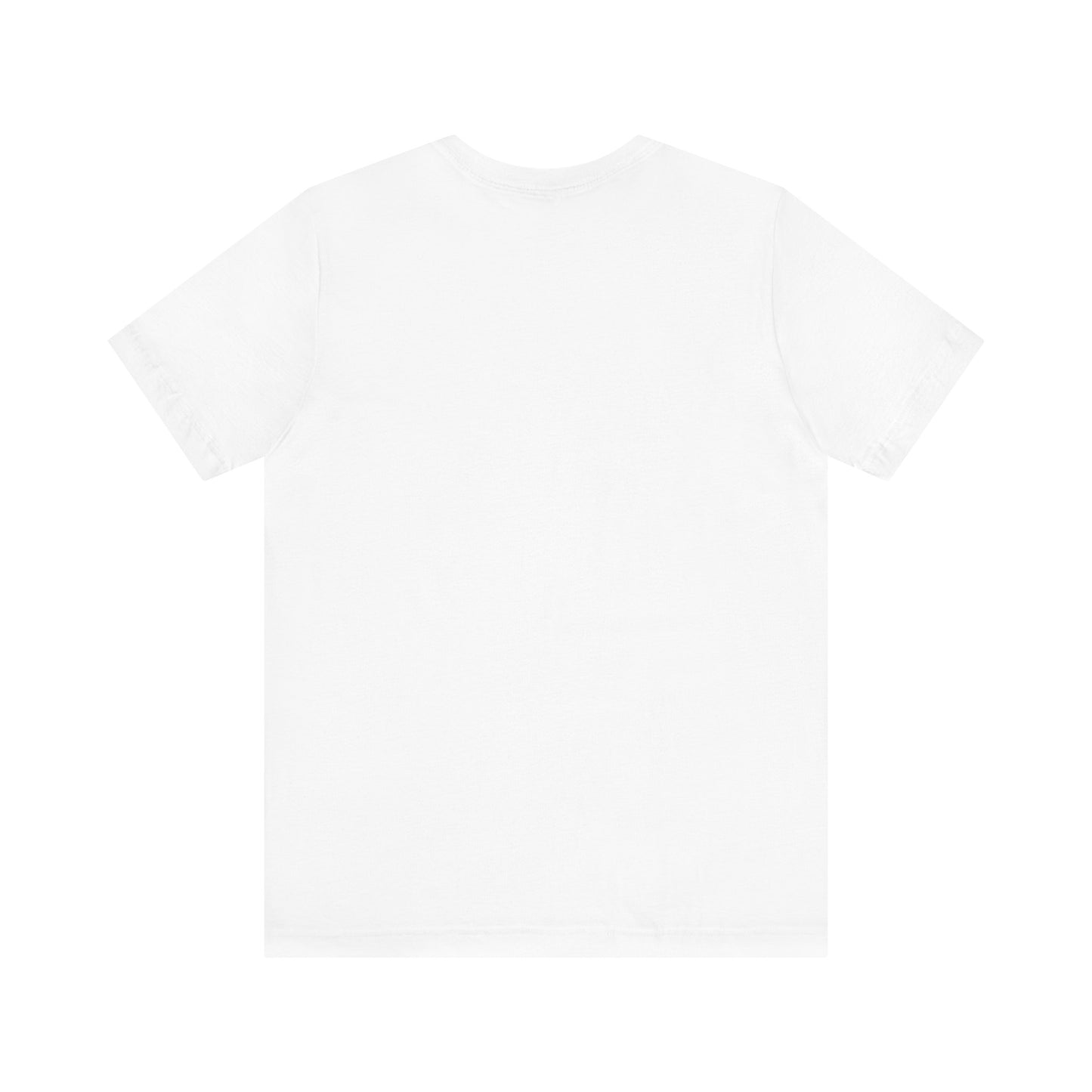back of white Salt Water and Sunshine Tee – Beach Vibes T-Shirt