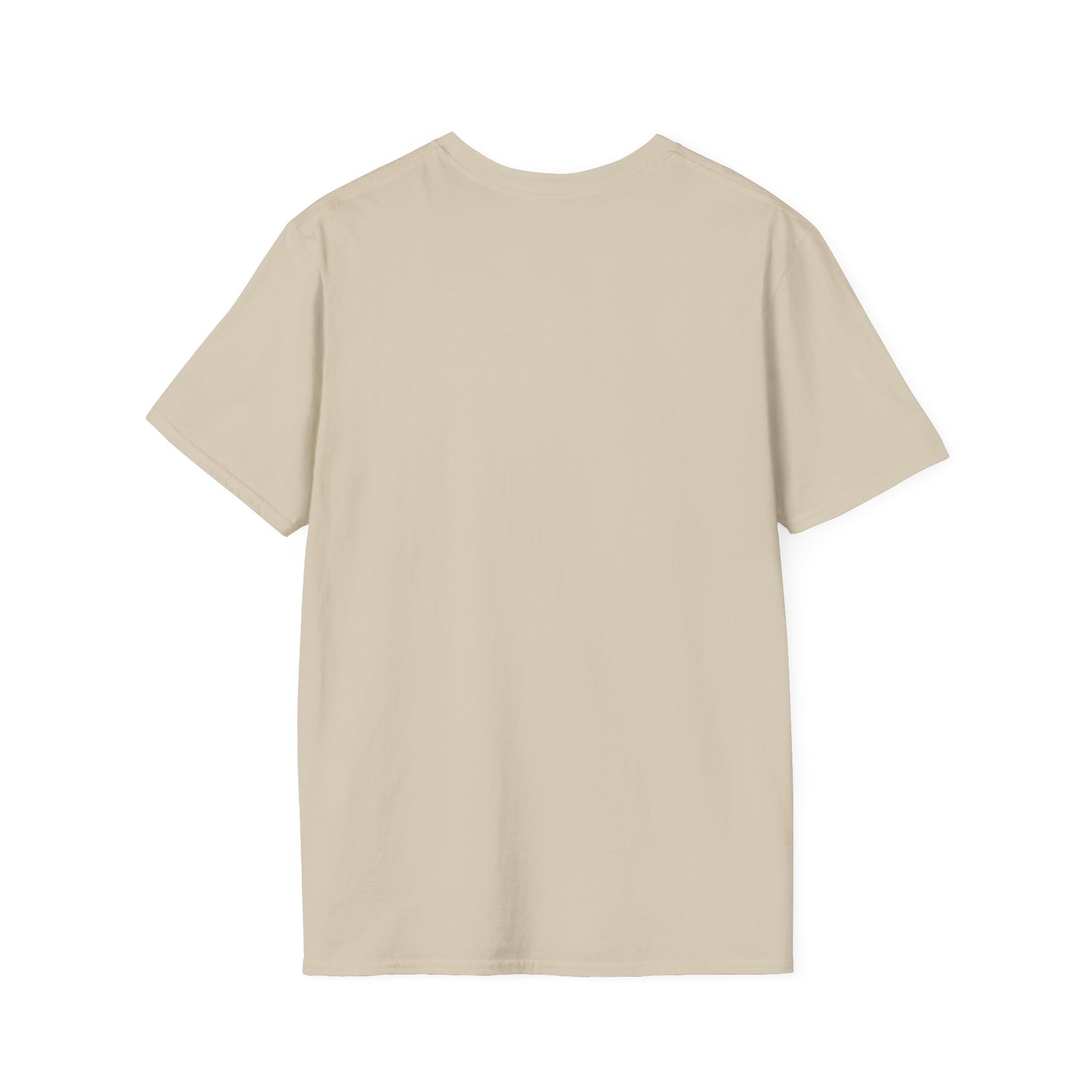 back of sand Grow Positive Thoughts Unisex T-Shirt | Mindful Vibes