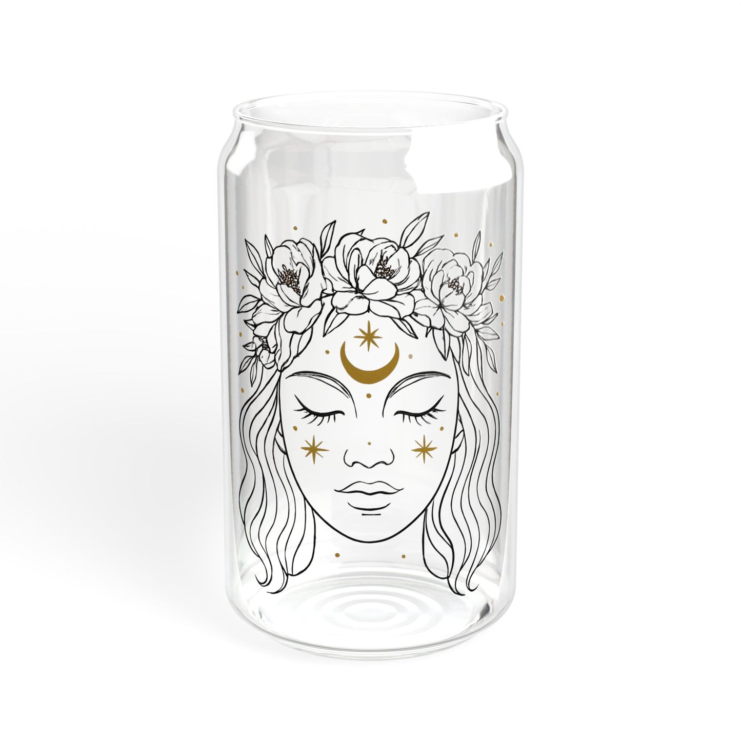 Inner Goddess Sipper Glass, 16oz