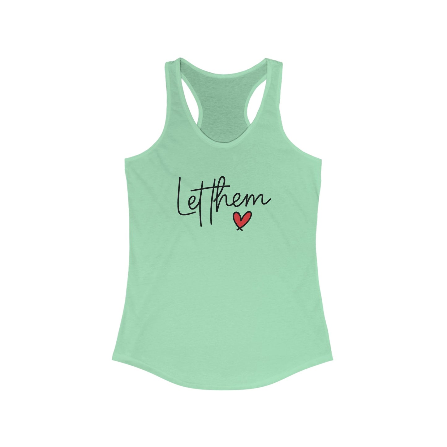green Let Them Women's Empowerment Tank