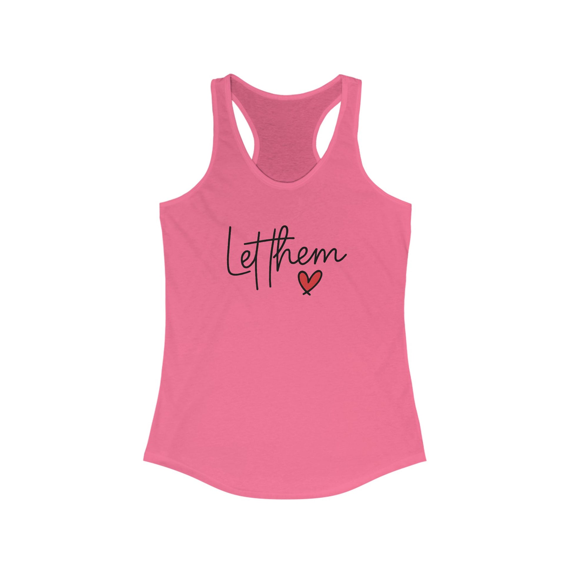 pink Let Them Women's Empowerment Tank