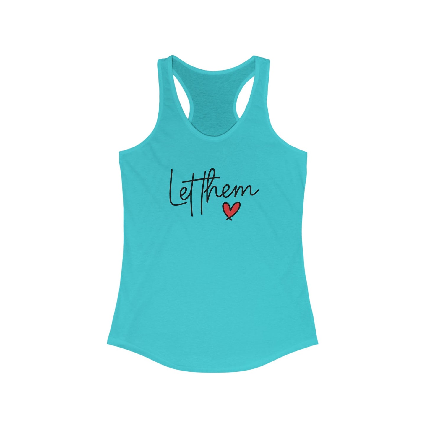 blue Let Them Women's Empowerment Tank