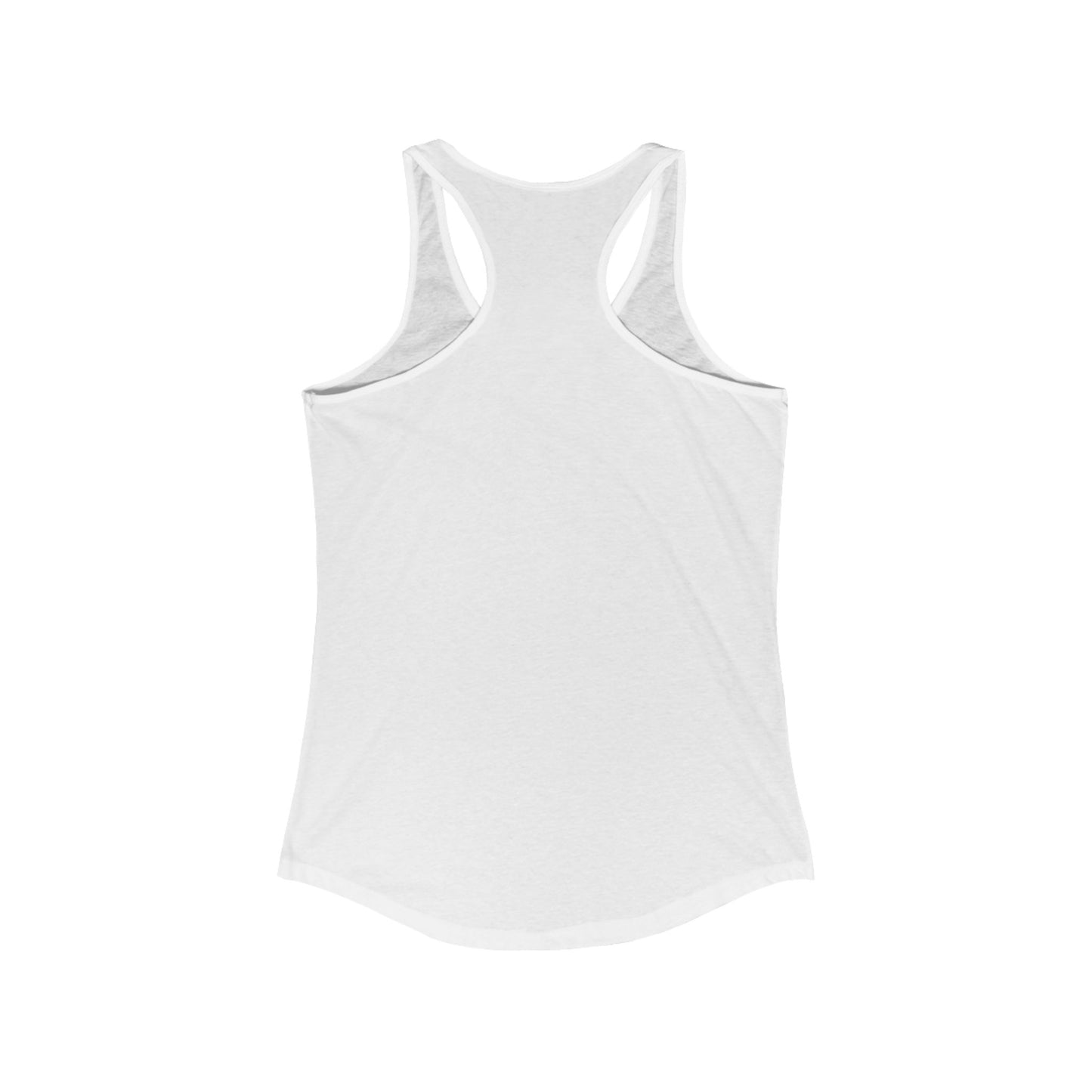back of white Let Them Women's Empowerment Tank