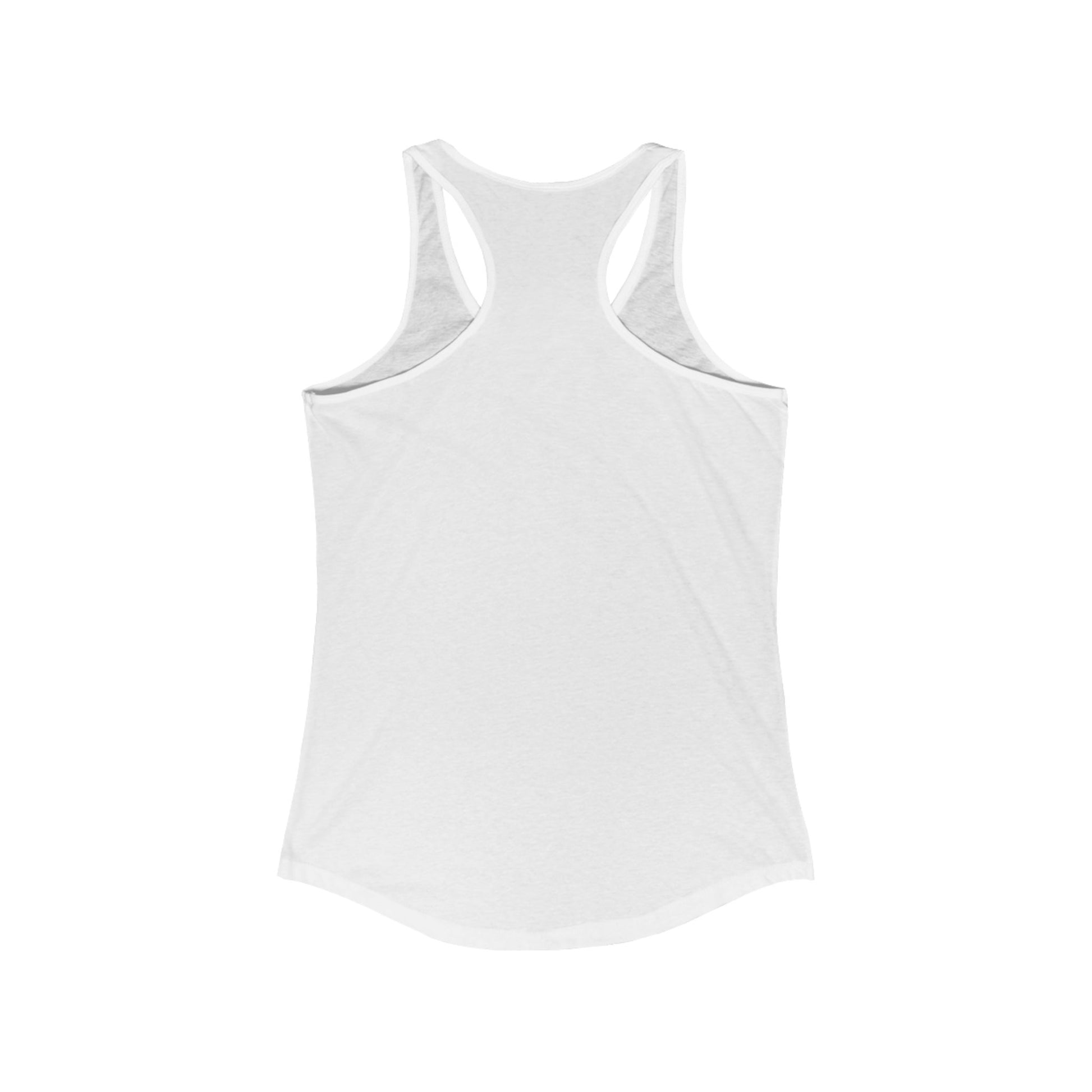 back of white Let Them Women's Empowerment Tank