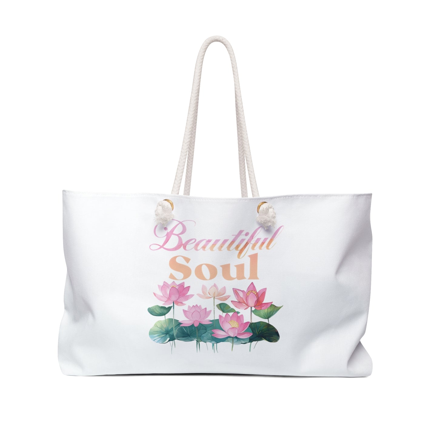 Beautiful Soul Weekender Bag – Large Inspirational Travel Tote