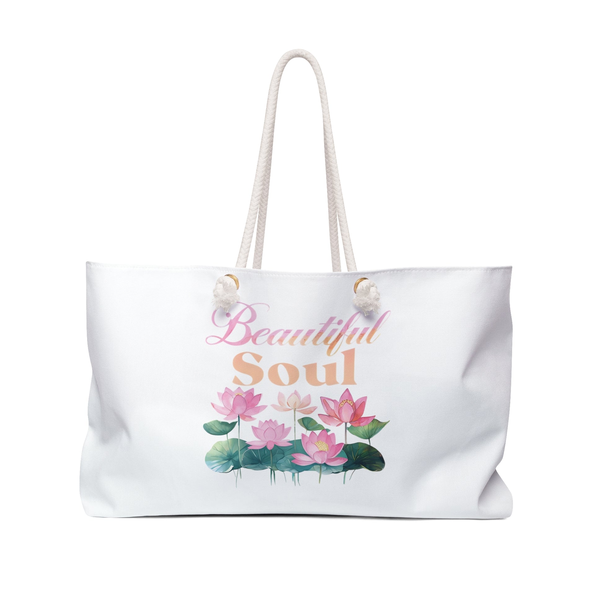 Beautiful Soul Weekender Bag – Large Inspirational Travel Tote