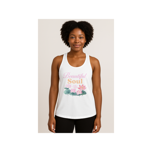 Beautiful Soul Inspirational Women’s Racerback Tank