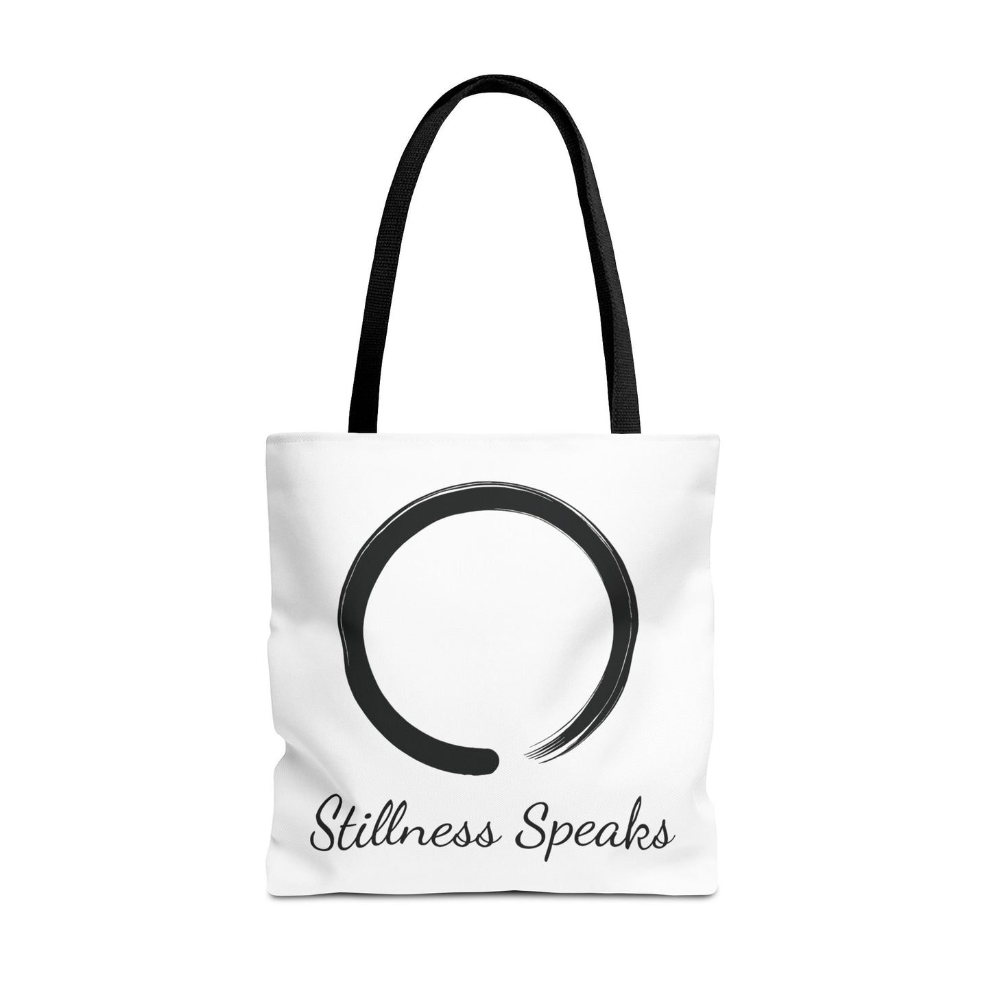 Stillness Speaks Tote Bag – Mindful Minimalist Carryall