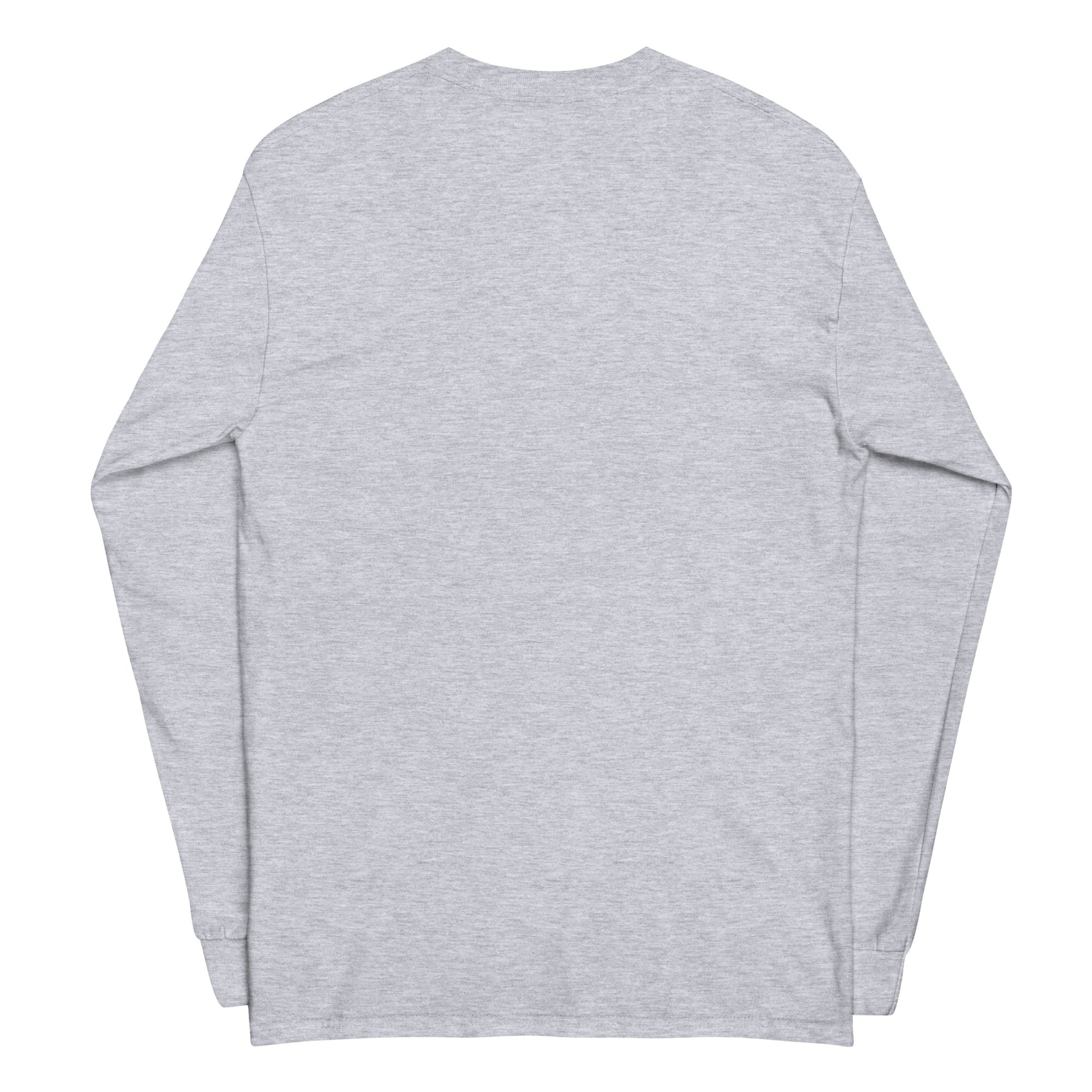 back of gray Inner Goddess Tee – Black & White Flower Crown Line Art