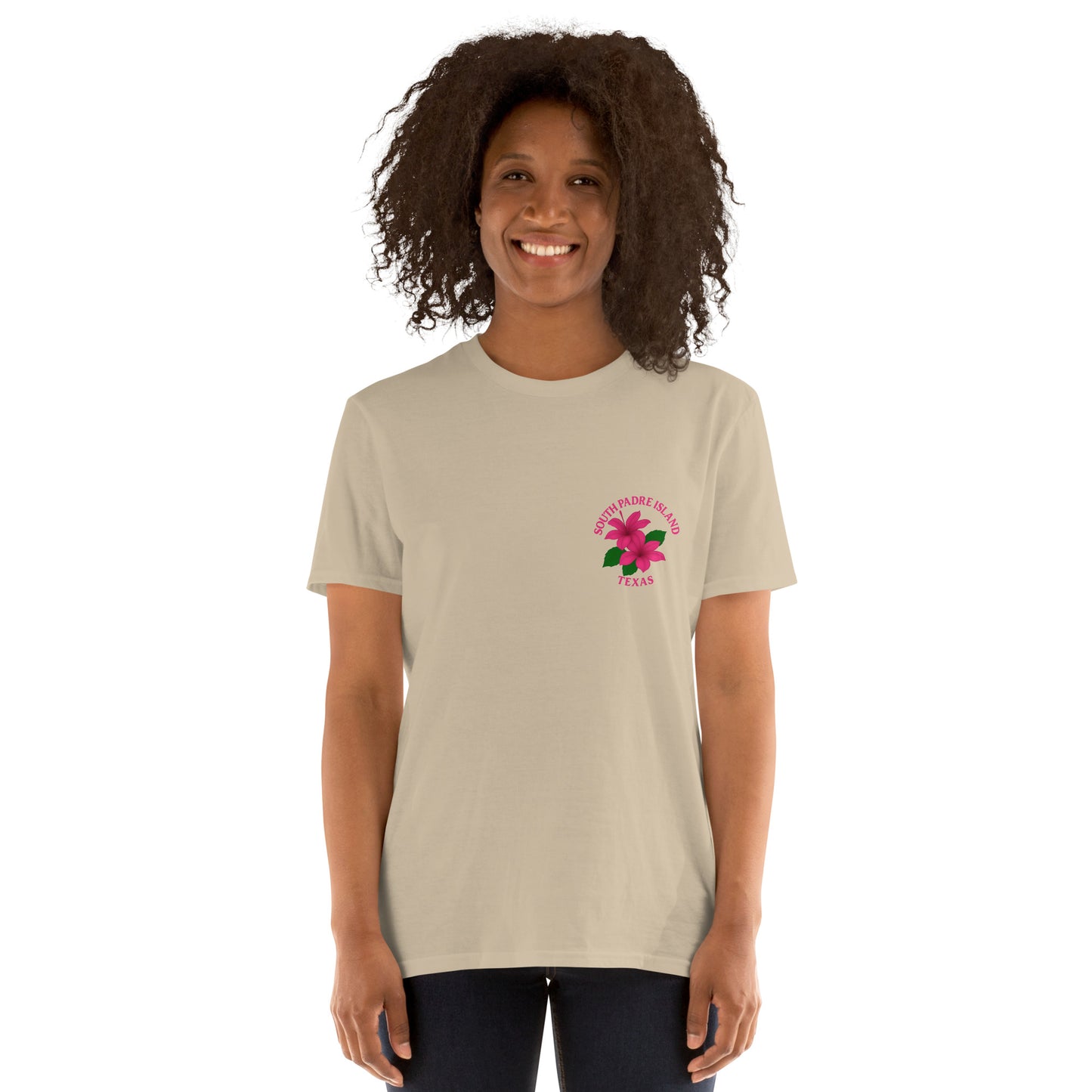 South Padre Island Floral T-Shirt | Beach Vibes
