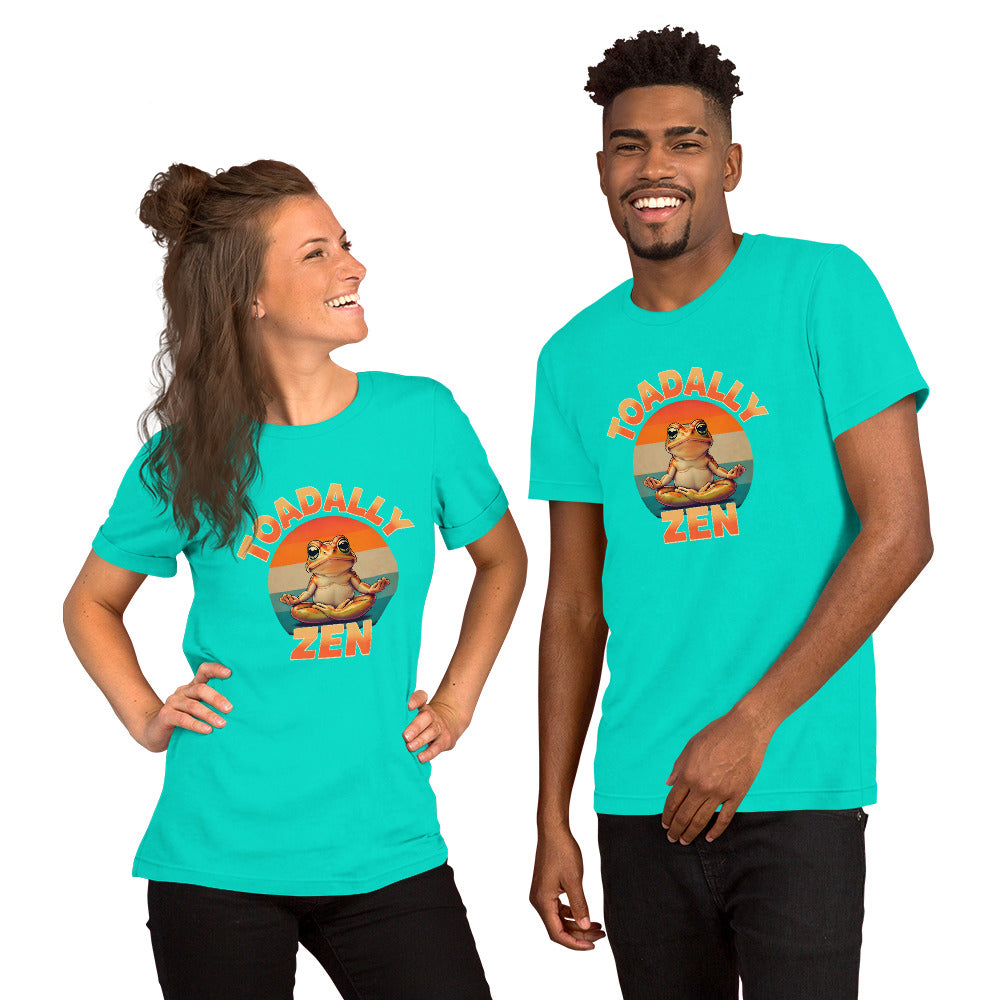 Toadally Zen Unisex T-Shirt – Mindful Frog Tee