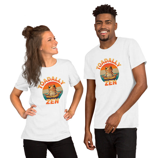 Toadally Zen Unisex T-Shirt – Mindful Frog Tee